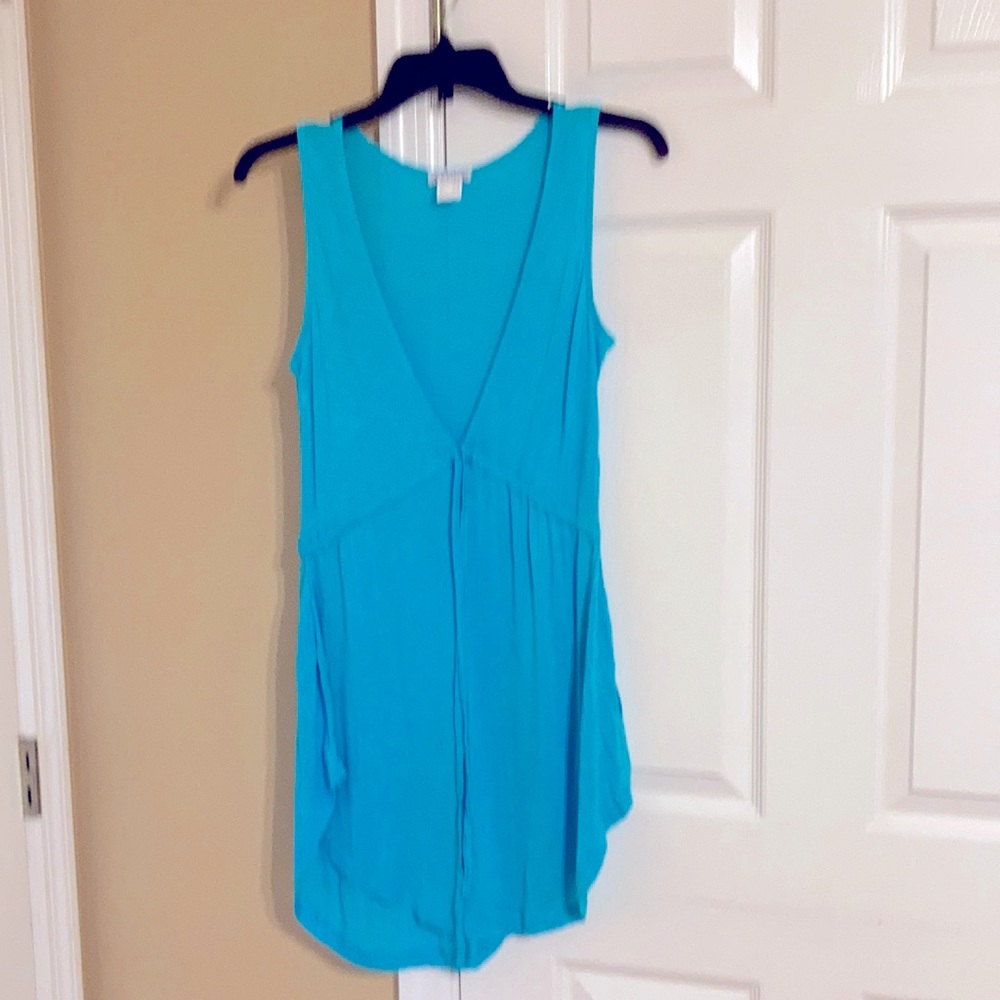 Venus size S teal blue tunic or beach coverup